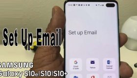 setting email on galaxy s10
