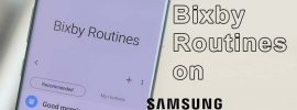 use bixby routines